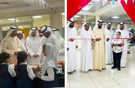 رئيس المجلس البلدي لمدينة الذيد يفتتح معرض مبادرة التاجر الصغير 