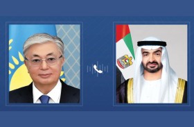رئيس الدولة يتلقى اتصالاً هاتفياً من رئيس كازاخستان أكد  خلاله التضامن مع الإمارات إثر الاعتداءات الإيرانية على أراضيها