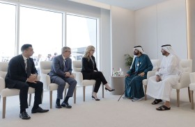 محمد بن راشد يلتقي نائب الرئيس التنفيذي لمجموعة بوينغ العالمية