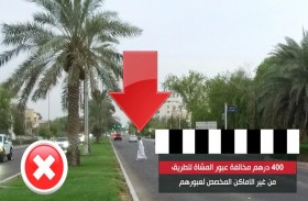شرطة أبوظبي : التزام المشاة بالعبور الآمن يعزز سلامتهم على الطرق