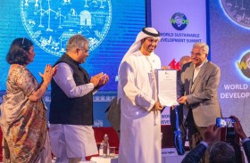 الرئيس المعيّن لمؤتمر الأطراف COP28 يشارك في القمة العالمية للتنمية المستدامة في الهند