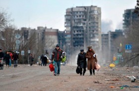 أول عملية إجلاء لمدنيين في ماريوبول الأوكرانية 