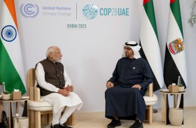 رئيس الدولة ورئيس وزراء الهند يشهدان إطلاق مبادرة الائتمان الأخضر في COP28