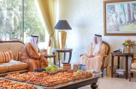 حاكم رأس الخيمة يستقبل سفير الكويت