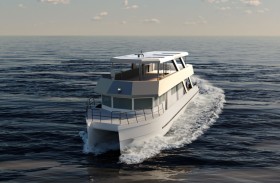 «‎أبوظبي لبناء السفن» تعرض بيتاً عائماً بطول 24 متراً في معرض أبوظبي للقوارب‎ ‎