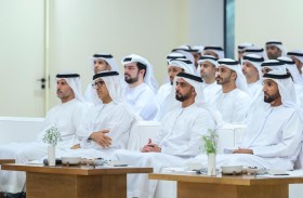 سيف بن زايد يشهد محاضرة تكنولوجيا متقدمة لمواجهة تحديات التغير المناخي 