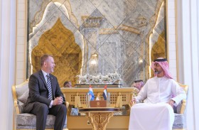 عمار النعيمي يستقبل سفير دوقية لوكسمبورغ