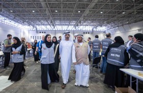 سالم بن عبد الرحمن القاسمي يزور حملة «تراحم من أجل غزة» في إكسبو الشارقة