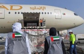 الإمارات ترسل طائرة خامسة تحمل 30 طنا من الإمدادات الغذائية والإغاثية إلى أوكرانيا