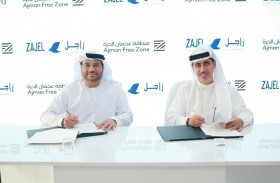 عجمان الحرة تبرم تتعاون مع (زاجل) لتوفير خدمات شحن تنافسية لشركاء الأعمال