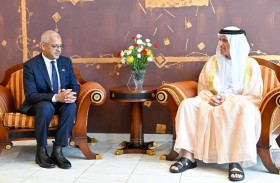 سعود بن صقر يستقبل سفير أستراليا