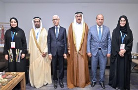 صقر غباش يبحث تعزيز التعاون البرلماني مع رئيسي مجلسي النواب والمستشارين في المغرب