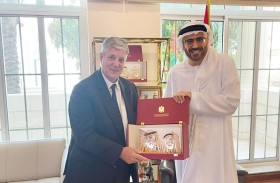 جمال السويدي يستقبل السفير الألماني ويبحثان التعاون المشترك