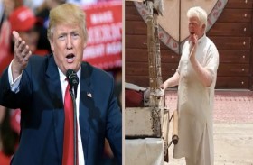 شبيه دونالد ترامب، بائع آيس كريم في باكستان...!