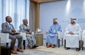 محمد بن راشد يلتقي المدير العام لمنظمة التجارة العالمية 
