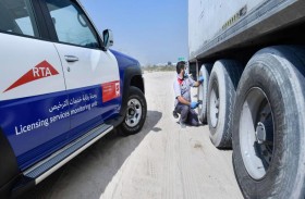 طرق دبي تطلق حملة تفتيشية ميدانية للتأكد من سلامة الإطارات والمركبات في الإمارة