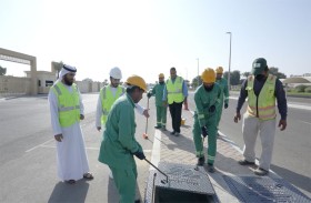 استعدادات بلدية منطقة الظفرة لحالات التقلبات الجوية