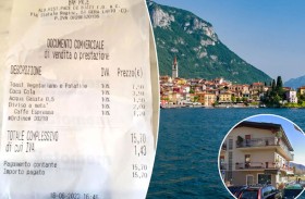 مطعم إيطالي يفرض رسوما مفاجئة على سائح