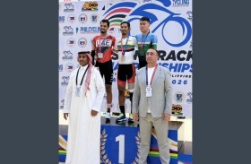 ميدالية جديدة للإمارات في  بطولة آسيا للدراجات داخل المضمار