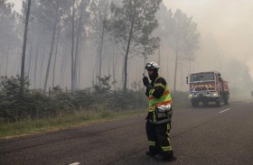 استمرار الحرائق في أوروبا الغربية تحت تأثير موجة الحر 