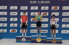 لاعبة الإمارات للدراجات بطلة المرحلة الأخيرة لجائزة «فرغانة» الكبرى