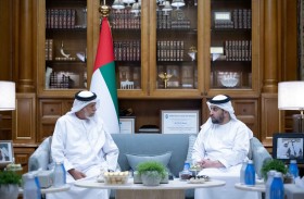 حمدان بن زايد يستقبل مجلس إدارة جمعية أبوظبي التعاونية لصيادي الأسماك ويطلع على استراتيجيتها لتعزيز المنتج المحلي