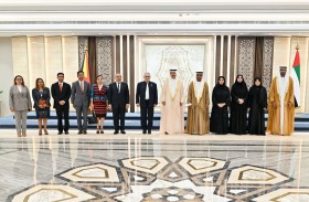 صقر غباش يستقبل رئيس جمهورية تيمور الشرقية ويؤكد الحرص على تطوير العلاقات الثنائية بين البلدين