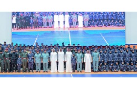 عمار النعيمي يشهد تخريج دورة طلبة شرطة المستقبل الرابعة والعشرين للذكور والسادسة للإناث 