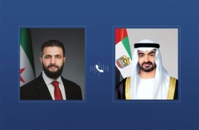 رئيس الدولة والرئيس السوري يبحثان  هاتفيا علاقات البلدين والتطورات الإقليمية