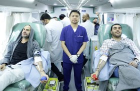 مركز خدمات نقل الدم في الشارقة يكرم مركز جمعة الماجد 