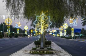 تركيب أكثر من 1000 شكل هندسي بمنطقة الظفرة بمناسبة عيد الأضحى