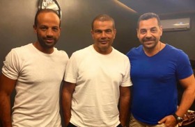 عمرو دياب يتعاون مع طارق العريان في كليب وطني