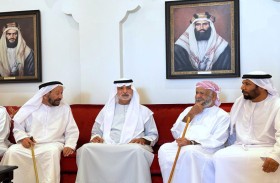 نهيان بن مبارك يعزي في وفاة 5 شباب من قبيلة الساعدي والكتبي في مدينة العين