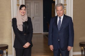 سفيرة الإمارات غير المقيمة تقدم أوراق اعتمادها إلى رئيس فنلندا