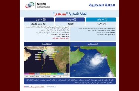 الوطني للأرصاد: الحالة المدارية في بحر العرب تتحول لإعصار من الدرجة الثانية