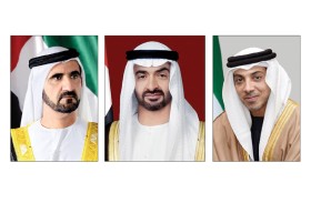رئيس الدولة ونائباه يهنئون رئيس كازاخستان بذكرى يوم الجمهورية