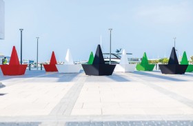 دبي هاربر  يطلق مجموعة من القطع الفنية تحمل ألوان العلم الإماراتي 