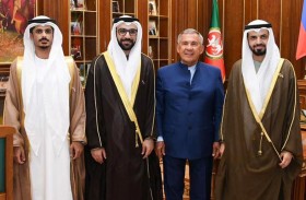 حاكم تتارستان يشيد بجهود دولة الإمارات في إعلاء قيم التسامح والتعايش