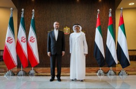 عبدالله بن زايد يستقبل وزير خارجية إيران ويبحثان العلاقات الثنائية بين البلدين