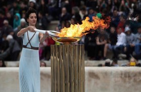 مسيرة الشعلة الأولمبية بدون جماهير