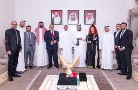 حمد الشرقي يستقبل فريق هيئة الفجيرة للثقافة والإعلام الفائز بجوائز مهرجان الإذاعة والتلفزيون بتونس