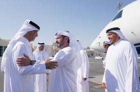 حمدان بن مبارك يصل إلى الدوحة لحضور مباراة منتخبنا الوطني مع هونغ كونغ