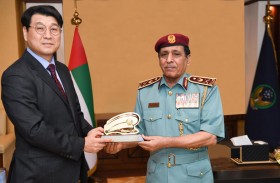 قائد عام شرطة رأس الخيمة يستقبل القنصل العام لجمهورية كوريا
