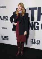 الممثلة الأمريكية لورا ديرن لدى حضورها العرض الأول لفيلم «هل هذا الشيء يعمل؟» في سينما فيديوتس في لوس أنجلوس.ا ف ب