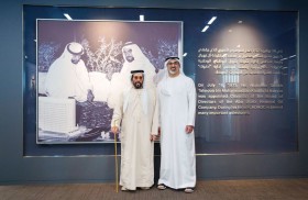 خالد بن محمد بن زايد يستقبل طحنون بن محمد لدى زيارته أدنوك للاطلاع على جهودها في تعزيز نمو الاقتصاد الوطني