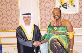 سفير الإمارات يقدم أوراق اعتماده سفيراً غير مقيم لدى مملكة إسواتيني