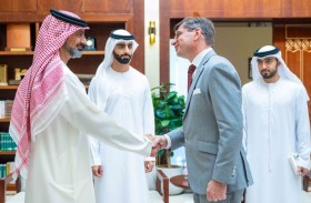 ولي عهد عجمان يستقبل سفير فرنسا