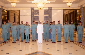 حمد الشرقي يستقبل فريق عمل المرور والترخيص بشرطة الفجيرة لحصولهم على تصنيف 6 نجوم