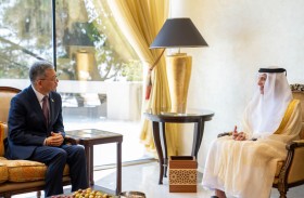 سعود بن صقر يستقبل سفير كوريا
