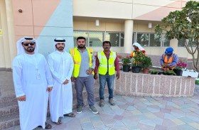 بلدية مدينة أبوظبي تنظم مبادرة (مدرستنا خضراء) لتوعية طالبات مدارس مدينة الفلاح بأهمية الزراعة
